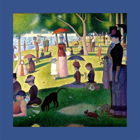 Georges Seurat sunday in the park la grande jatte pointilist river ...