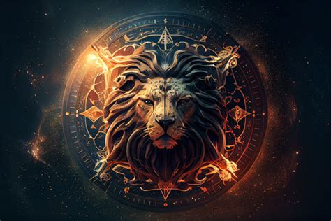 Leo The Lion Zodiac Symbol