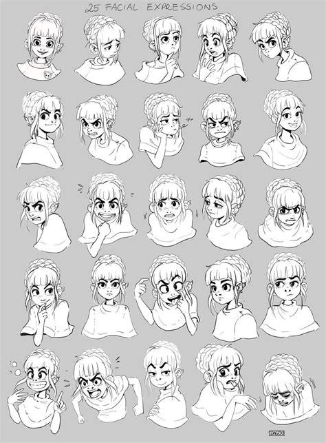 Billedresultat for facial expressions drawing | Drawing face ...