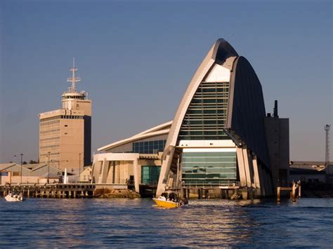 Fremantle Port Authority Building on the left, Maritime Museum on the ...