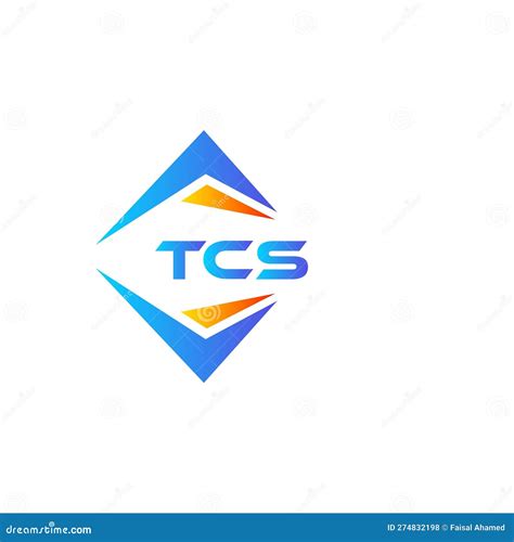 TCS Abstract Technology Logo Design on White Background. TCS Creative ...