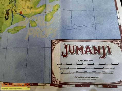 Jumanji: Welcome to the Jungle Jumanji Map replica movie prop