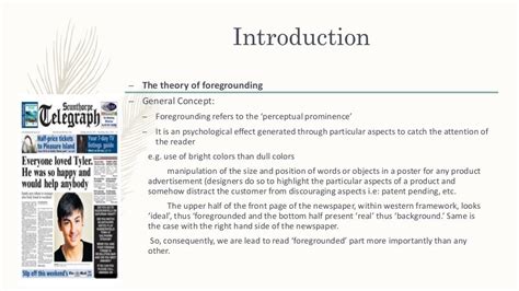 Linguistics levels of foregrounding in stylistics