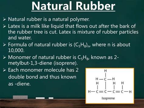 Natural Rubber Properties and Processing | PPT