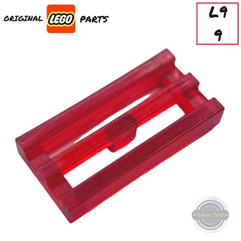 L9.9. LEGO TILE PARTS #2412b - MODIFIED 1 x 2 GRILLE WITH BOTTOM GROOVE ...