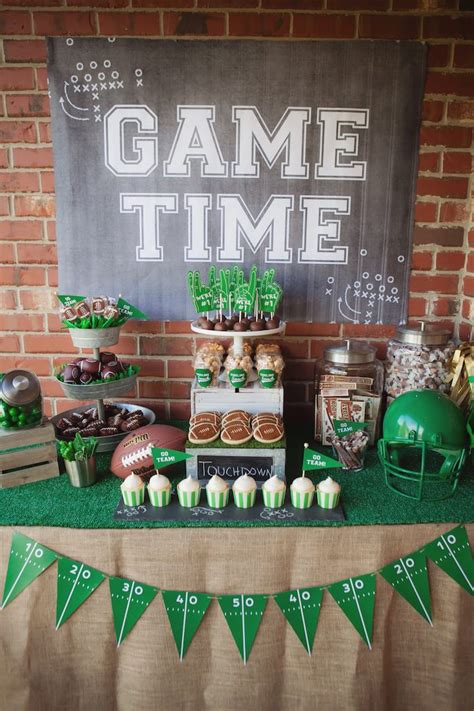 Kara's Party Ideas Tailgate Football Birthday Party | Kara's Party Ideas