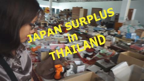 JAPAN SURPLUS Shop in Thailand | What can we find here? - YouTube