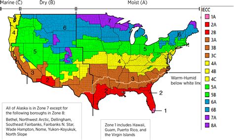 IECC Climate Zones | Printable Map Of USA