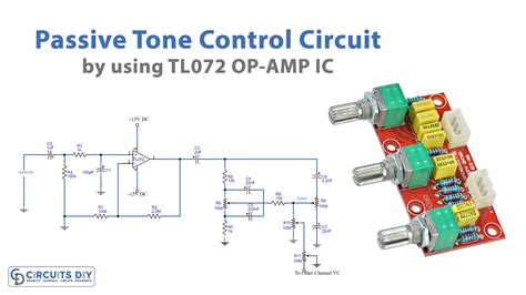 TL072 Passive Tone Control Circuit