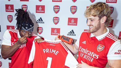 Arsenal FC partners with PRIME hydration drink!