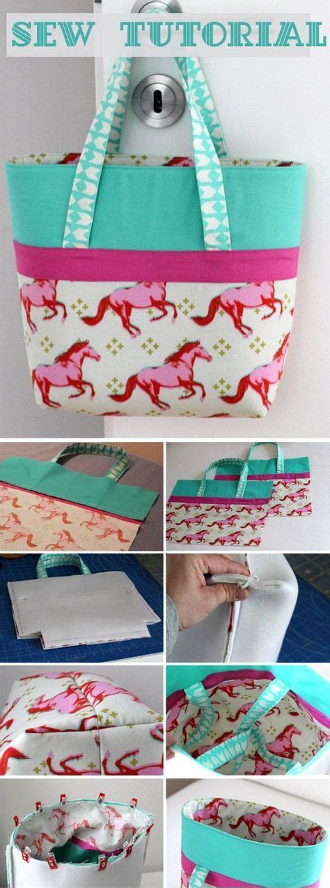 Simple Bag Sew Tutorial | Simple bags, Sewing projects for beginners ...