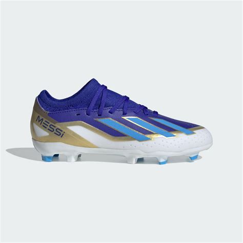 Kids Shoes - X Crazyfast Messi League Firm Ground Boots - Blue | adidas ...