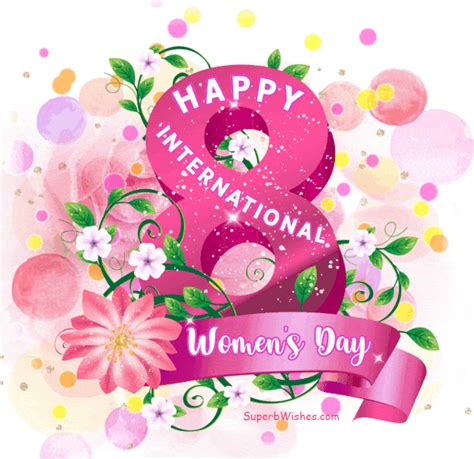 Happy International Women's Day 2024 Animated GIF | SuperbWishes.com