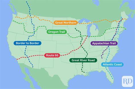 Printable Road Trip Maps