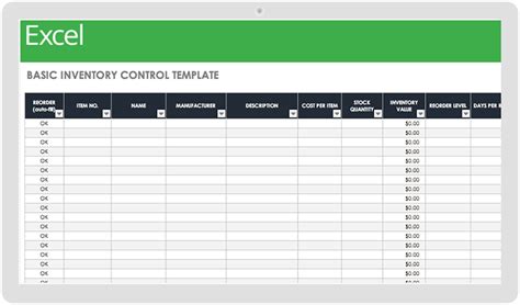 Inventory And Sales Excel Template Database