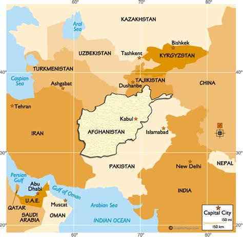 Afghanistan Regional Map - Worldatlas.com