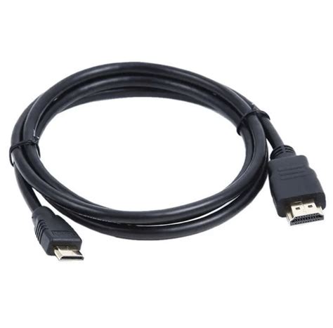 Jual Kabel Mini HDMI to HDMI 5m Full HD - HDMI Mini 500cm - Batamkamera.com