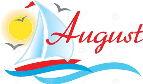 August Calendar Art