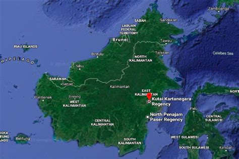 Map of the New Capital City of Indonesia. | Download Scientific Diagram