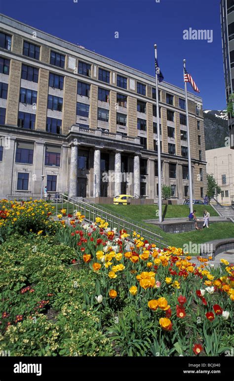 State Capitol Building Juneau Alaska SE Summer Stock Photo - Alamy