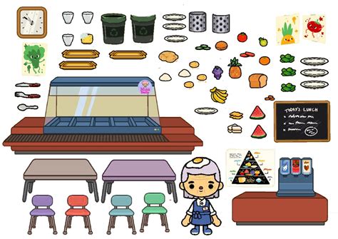 Furniture Toca Boca Paper Doll Printable – NBKomputer