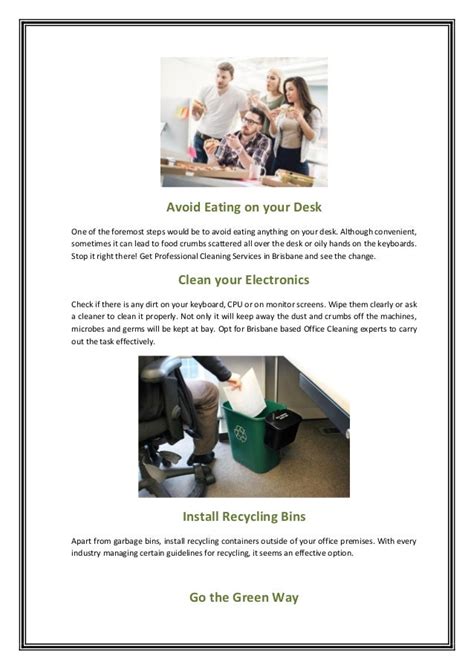 Tips to keep your office clean