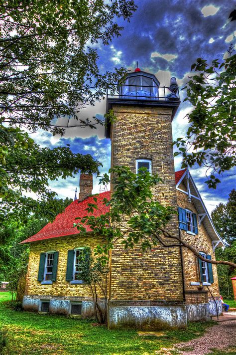 Eagle Bluff Lighthouse Photograph by Robert Storost