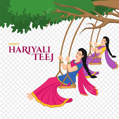 Hariyali Teej PNG, Vector, PSD, and Clipart With Transparent Background ...