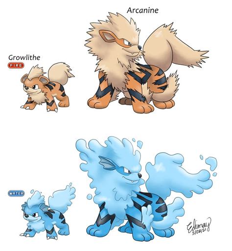 Growlithe and water evolution in 2023 | Pokemon firered, Pokemon ...