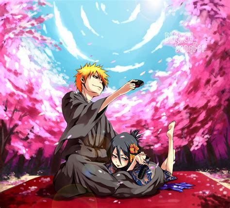 Ichigo Kurosaki and Rukia Kuchiki - Bleach Pairings Fan Art (37193452 ...