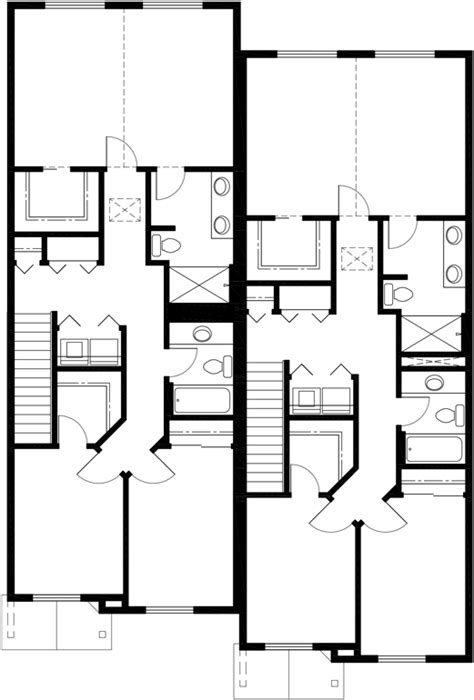 Narrow Row House W/ Large Master & Open Living Area SV-726m