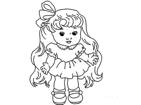 Cute And Sweet Baby Doll Colour Drawing [] for your , Mobile & Tablet ...