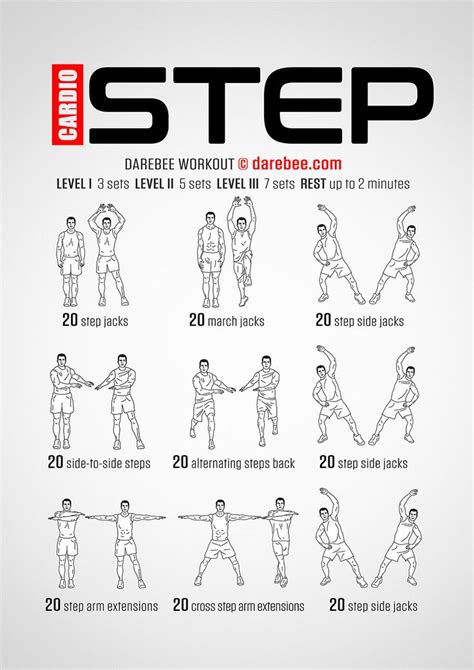 Cardio Step Workout | Cardio workout plan, Step workout, Beginner ...