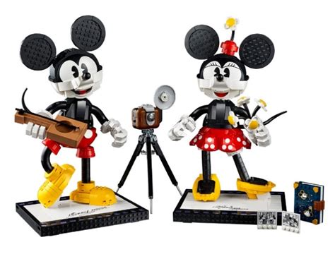 The Disney Mickey Mouse & Minnie Mouse Buildable Characters 43179 LEGO ...