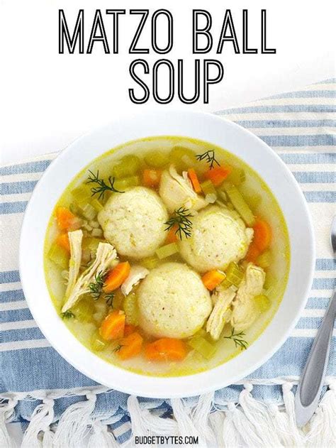 Matzo Ball Soup - Budget Bytes