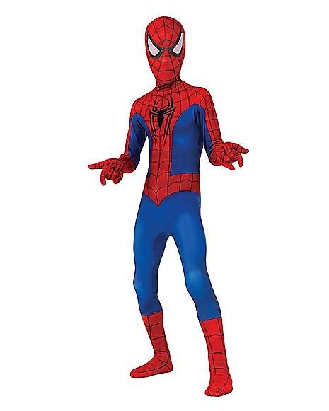 Kids Spider-Man Skin Suit Costume - Marvel - Spirithalloween.com