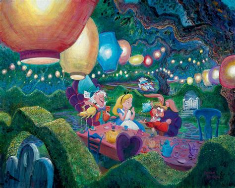 Imagen relacionada | Alice in wonderland tea party, Disney fine art ...