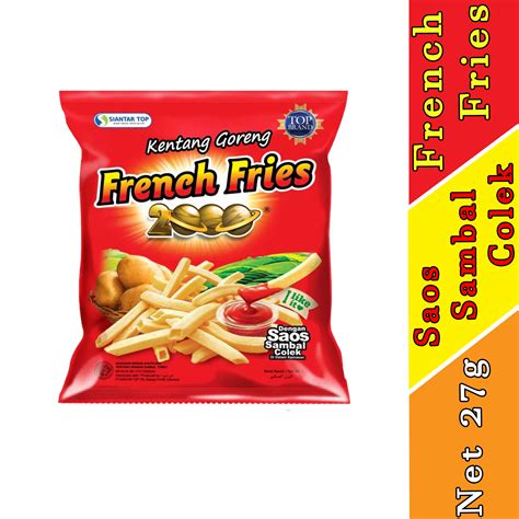 FRENCH FRIES 2000 - SNACKS - CIKI KENTANG - KENTANG GORENG - 27g ...