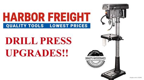 Harbor Freight Drill Press Upgrades And Modifications!!, 45% OFF