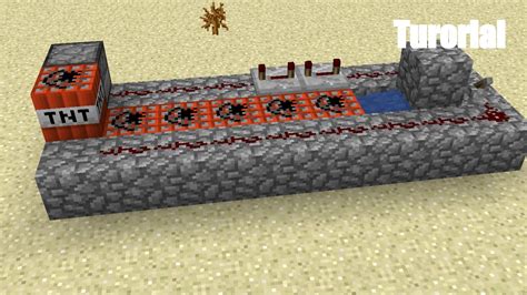 How to make a SIMPLE SEMI-AUTO TNT CANNON in Minecraft! | Minecraft ...