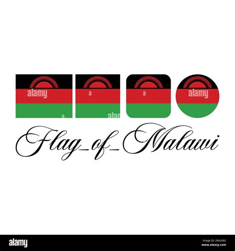 Flag of Malawi Stock Vector Image & Art - Alamy