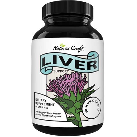 Buy Natures Craft Best Liver Supplements with Milk Thistle - 60 ...