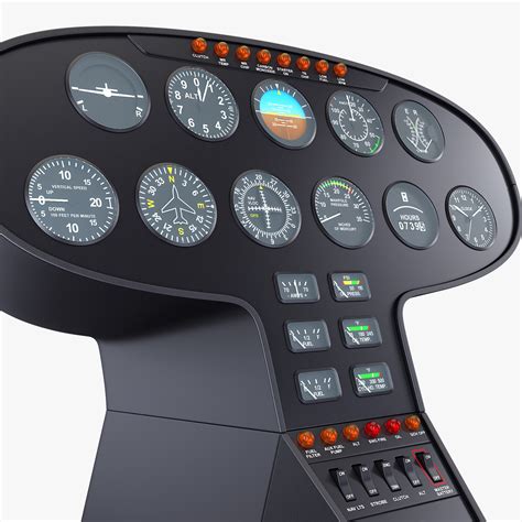 ArtStation - Aircraft Instrument Panel v 1 | Resources