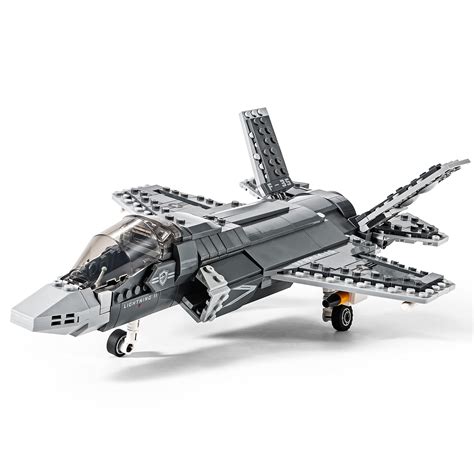 Military MOC Stealth Fighter Jet F-35 Aircraft Bricks Toys | lupon.gov.ph