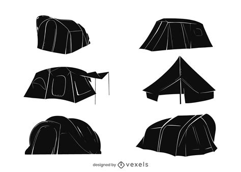 Camping Tent Silhouette, Camping Tent SVG, Tent Svg, Camping Svg ...