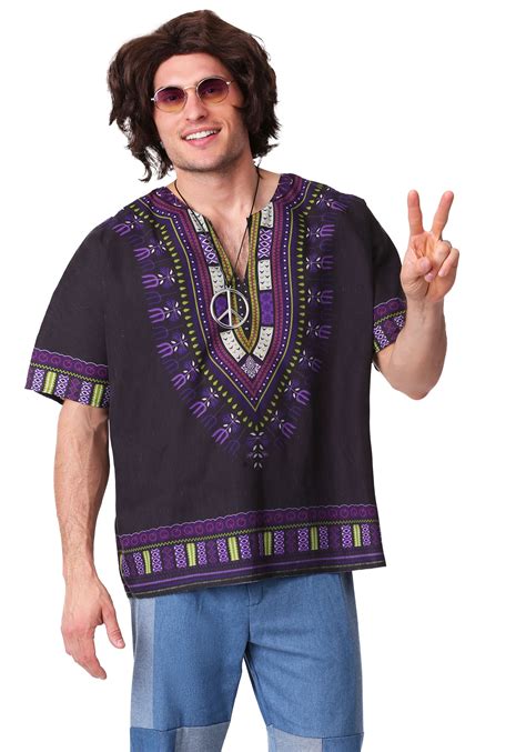 Hazy Hippie Men's Costume | 60s Mens Halloween Costume