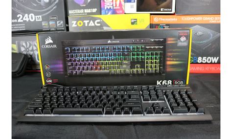 Corsair K68 RGB Mechanical Gaming Keyboard Review | Technology X