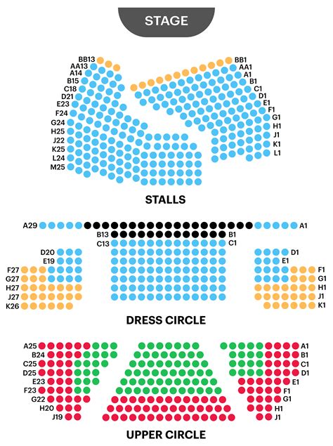 Playhouse Theatre Seating Plan | London Theatre Guide