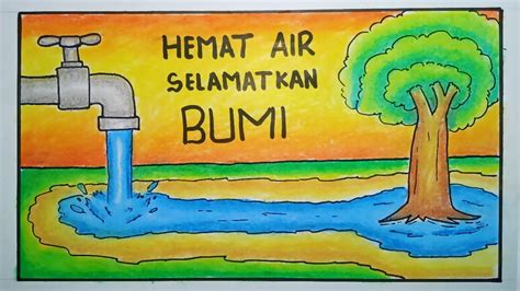 Contoh Poster Hemat Energi Air - IMAGESEE