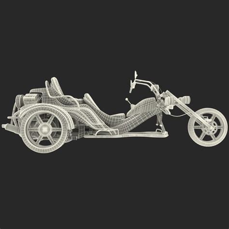 3d model trike motorcycle | Trike motorcycle, Trike, Motorcycle